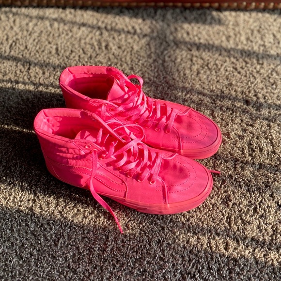 pink vans size 9